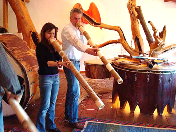 Treetalks Workshop Didgeridoo: Erste Versuche auf dem eigenen Instrument
